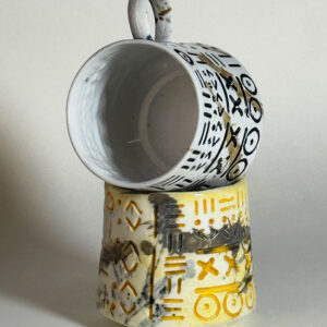 BATIK PORCELAIN MUGS